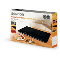 Portable Induction Hob Double 2400W Ulrtaflat Sencor SCP 4501BK Black