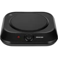 Portable Ceramic Single Hob 1200W 19 cm Sencor SCP 1763BK Black