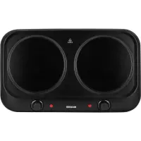 Portable Ceramic Double Hob 1200W 19cm Sencor SCP 2263BK Black