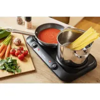 Portable Ceramic Double Hob 1200W 19cm Sencor SCP 2263BK Black