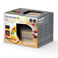 Food Dehydrator Sencor SFD 6600BK  500W with 12 Trays and 5 Preset Programs

