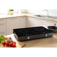 Double Induction Hob Sencor SCP 4001BK Suitable for Cookware 12 to 26 cm