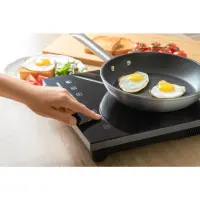 Portable Induction Hob Single TouchControl 2000W 26cm Sencor SCP 3601GY Black
