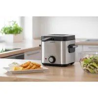 Deep Fryer with Temperature Control Capacity 1.5 lt 900W Sencor SFR 6200SS Silver