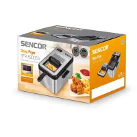 Oil Fryer Sencor SFR 8200SS with Temperature Control and Timer 3.2lt 2200W Silver