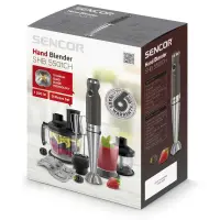 Sencor Hand Blender 9 in 1 with Stainless Steel Stick 1200W SHB 5501CH-EUE3 Grey