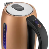 Electric Kettle 1.7lt with Temperature Selection 2150W Stainless Steel Sencor SWK 7706GD Gold