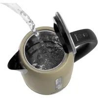 Electric Kettle 1.7lt with Temperature Selection 2150W Stainless Steel Sencor SWK 7707CH Champagne