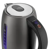 Electric Kettle 1.7lt with Temperature Selection 2150W Stainless Steel Sencor SWK 7708BK Black