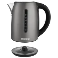 Electric Kettle 1.7lt with Temperature Selection 2150W Stainless Steel Sencor SWK 7708BK Black