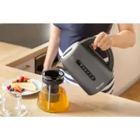 Electric Kettle 1.7lt with Temperature Selection 2150W Stainless Steel Sencor SWK 7708BK Black