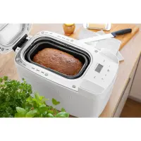 Bread maker with LCD screen and 2 kneading hooks Sencor SBR 0770WH White