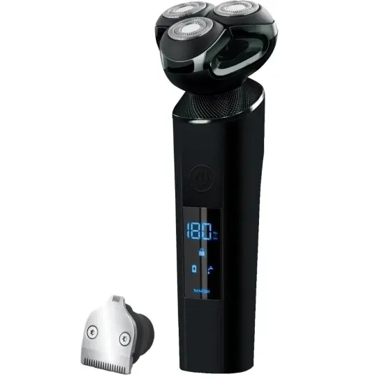 Rechargeable Shaver with Led Screen Direct Drive  IPX5 Sencor SMS 7000BK Black