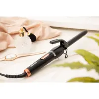 Hair Curling Iron 19mm 1000W Sencor SHS 8603BK Gold