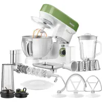 Food Processor 6 Speeds 5 in 1 5lt 1200W Sencor STM 3780GG White/Green
