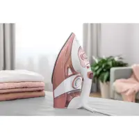 Steam Iron with Drip-Stop Ceramic Plate 3200W Sencor SSI 8300RS White/Pink