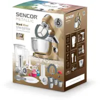 Food Processor 6 Speeds 5 in 1 4.5lt 1000W Sencor STM 6377CH Champagne