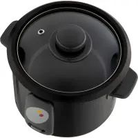 Electric Rice Steamer 1lt Stainless Steel Sencor SRM 1001BK Black