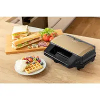 Toaster with 4 Detachable Plates CoolTouch Sencor SSM 9977CH Gold