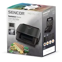 Toaster with 4 Detachable Plates CoolTouch Sencor SSM 9978BK Black