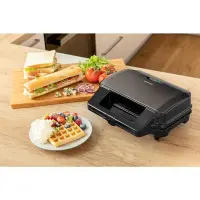 Toaster with 4 Detachable Plates CoolTouch Sencor SSM 9978BK Black