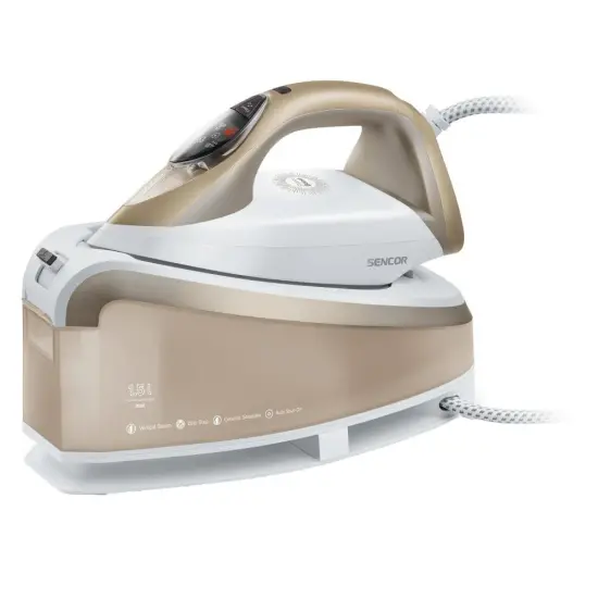 Ironing system Smart Display 130 g/min 2400W Sencor SSI 0810VT White/Gold