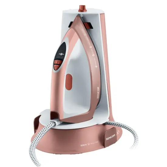 Ironing System Smart Display 140 g/min 3200W Sencor SSI 0910RS White/Pink