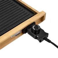 Table Electric Grill Preimium Bamboo 2 in 1 Sencor SBG 206BK