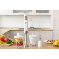 Rechargeable Hand Blender with Stainless Steel Rod 200W Sencor SHB 9000WH White/Pink