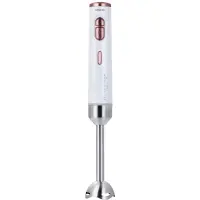 Rechargeable Hand Blender with Stainless Steel Rod 200W Sencor SHB 9000WH White/Pink