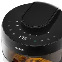 Air Fryer 5 lt with Led Screen Sencor SFR 5010BK Black