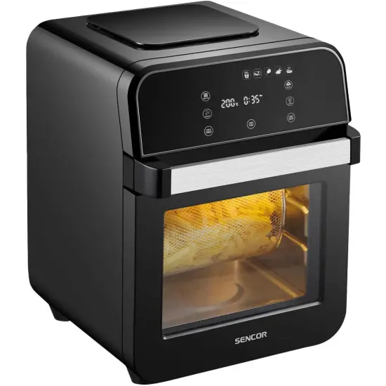 Air Fryer 12 lt with Led Screen Sencor SFR 5510BK Black