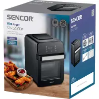 Air Fryer 12 lt with Led Screen Sencor SFR 5510BK Black