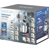 Food Processor 6 Speeds 7 in 1 6lt 1500W Sencor STM 7910 Gray