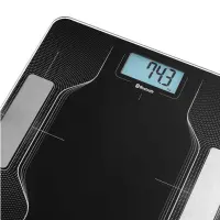 Smart Fitness Bathroom Scale with Bluetooth for iOS and Android Sencor SBS 8002BK