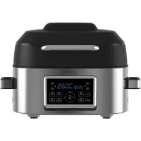 Air Fryer Vita 6 lt with LED Display & Multi-Function Roaster Sencor SBG 8900SS Black/Silver