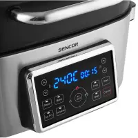 Air Fryer Vita 6 lt with LED Display & Multi-Function Roaster Sencor SBG 8900SS Black/Silver