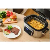 Air Fryer Vita 6 lt with LED Display & Multi-Function Roaster Sencor SBG 8900SS Black/Silver