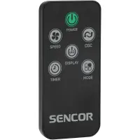 Tower Fan Sencor SFT 3800BK 45W with 3 Speeds 4 Modes Touch Controls and Timer Black