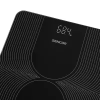 Bathroom Scale Glass Sencor SBS 2476BK Black
