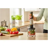 Hand Blender 4 in1 with Stainless Steel Wand 11200W Sencor SHB 6302BK Black/Silver