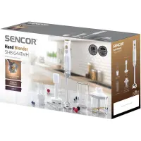 Hand Blender 5 in1 with Stainless Steel Wand 1200W Sencor SHB 6441WH White