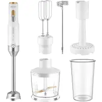 Hand Blender 5 in1 with Stainless Steel Wand 1200W Sencor SHB 6441WH White