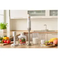 Hand Blender 5 in1 with Stainless Steel Wand 1200W Sencor SHB 6441WH White
