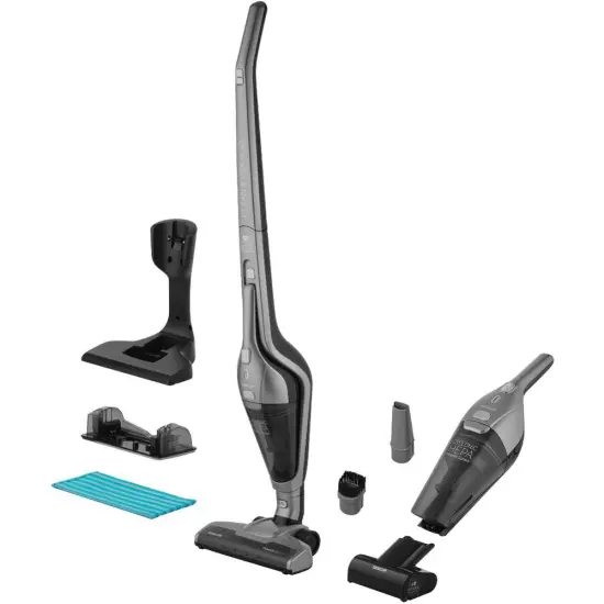 Cordless Stick Vacuum Cleaner 4-in-1 with Mop and Detachable Handheld Unit 100W Sencor SVC 0618TI Black