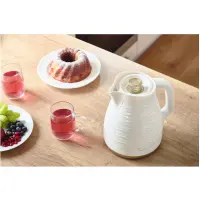 Electric Kettle 1,7lt 3D Pattern Design Sencor SWK 7500WH White