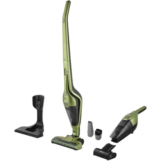 Cordless Stick Vacuum Cleaner 3-in-1 with Detachable Handheld Unit 110W Sencor SVC 0600GG Green