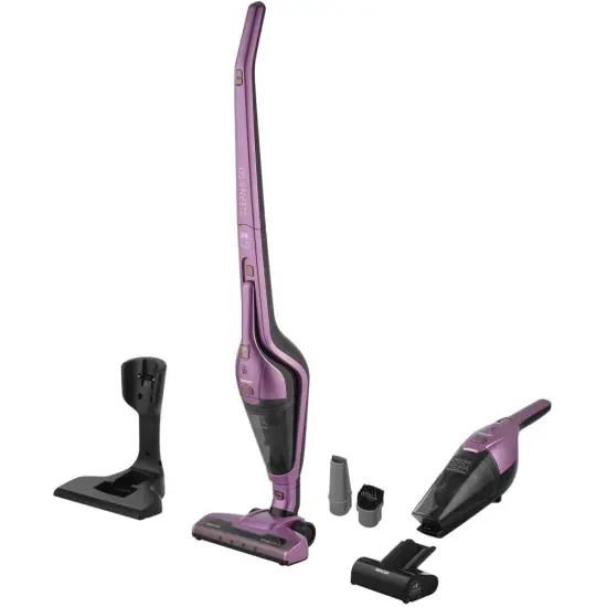 Cordless Stick Vacuum Cleaner 3 in 1 with Detachable Handheld Unit 110W Sencor SVC 0603VT Purple