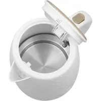 Electric Kettle 1,7lt 3D Pattern Design SWK 7200WH White