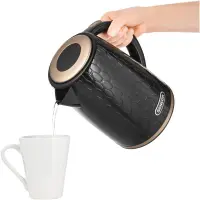 Electric Kettle 1,7lt 3D Pattern Design Sencor SWK 7201BK Black